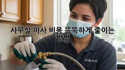 사무실 이사, 비용 똑똑하게 줄이는 방법!
