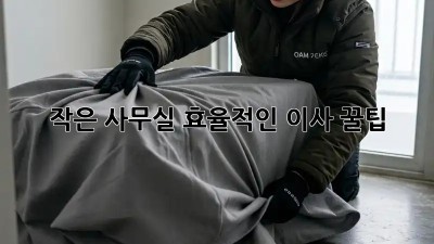 작은 사무실, 효율적인 이사 꿀팁! ✨
